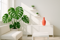 minimalist design trends splash of color with plants